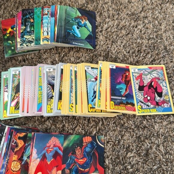 1991 Marvel Universe DC Skybox Masterpieces Marvel Masterpieces Plasm Cards - Picture 2 of 3